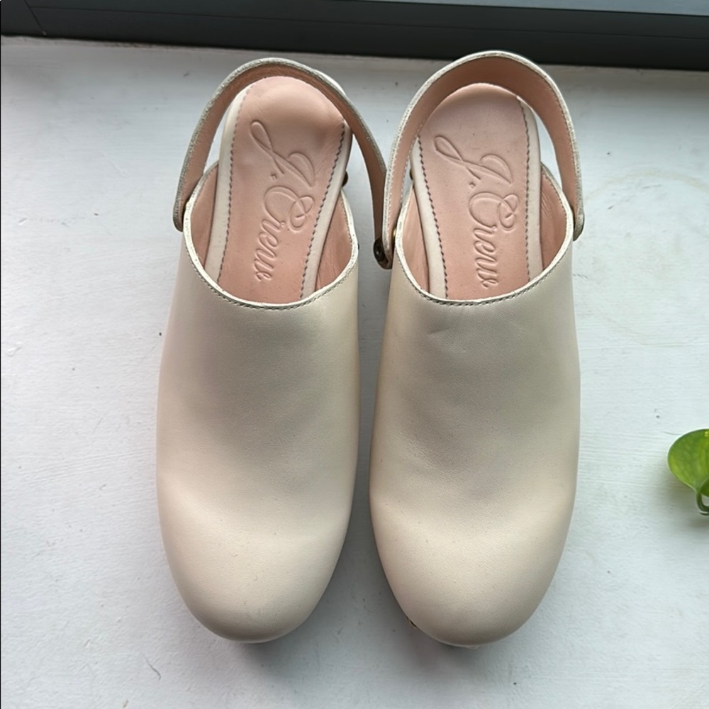 Jcrew Beige Clogs